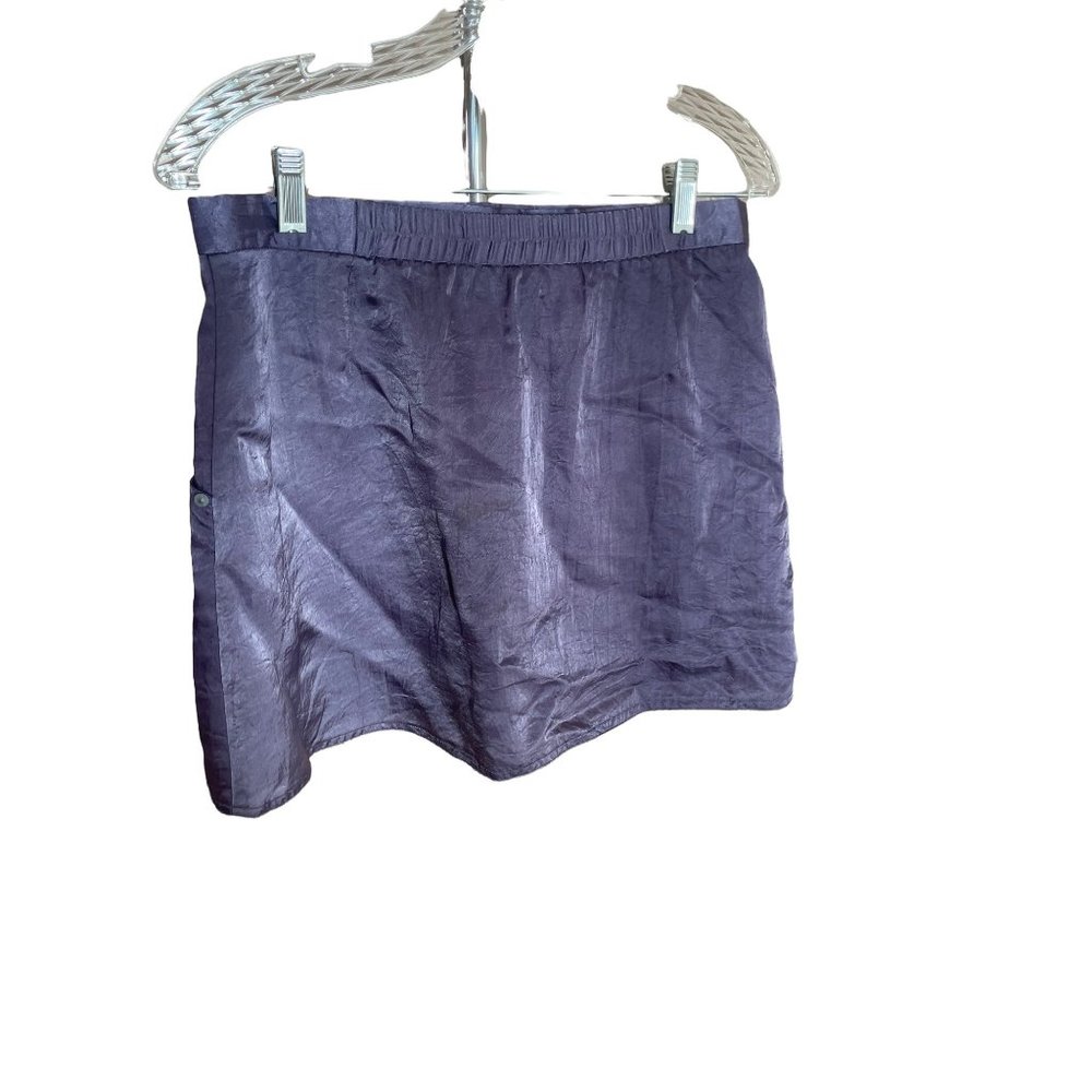 Jamie Sadock Purple Nylon Tennis Golf Skirt Sz 12